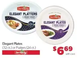 Family Fare Our Family elegant plates offer