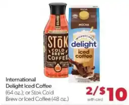 Family Fare International Delight Iced Coffee offer