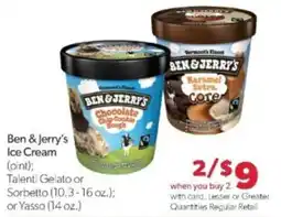 Family Fare Ben & Jerry's Ice Cream offer