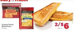 Family Fare Sargento Natural Sliced Cheese offer