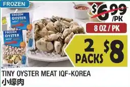 99 Ranch Tiny Oyster Meat offer