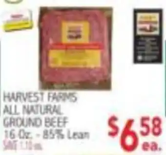Harvest Farms all natural ground beef