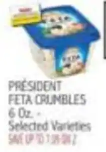 Ingles Markets President feta crumbles offer