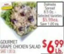 Ingles Markets Gourmet Grape Chicken Salad offer