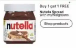 Walgreens Nutella Spread offer