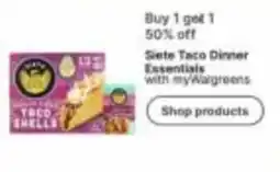 Walgreens Siete Taco Dinner Essentials offer