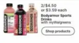 Walgreens Bodyarmor Sports Drinks offer