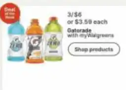 Walgreens Gatorade with myWalgreens offer