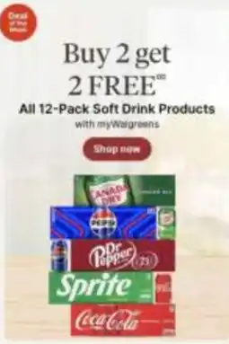 Walgreens All 12-Pack Soft Drink Products offer