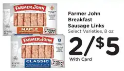 Ralphs Farmer John Breakfast Sausage Links offer