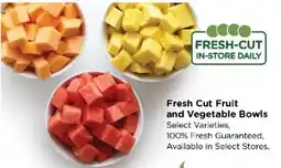 Ralphs Fresh Cut Fruit and Vegetable Bowls offer