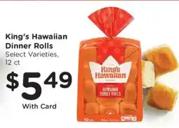 Ralphs King's Hawaiian dinner rolls offer
