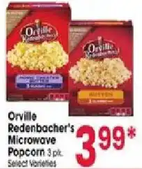 Jewel-Osco Orville Redenbacher's Microwave Popcorn offer