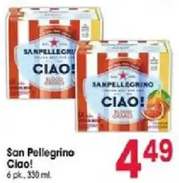 Jewel-Osco San Pellegrino Ciao! offer