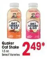Jewel-Osco Quaker Oat Shake offer