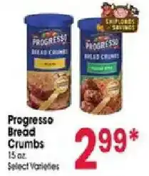 Jewel-Osco Progresso bread crumbs offer