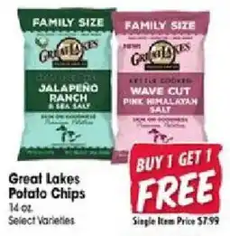 Jewel-Osco Great Lakes Potato Chips offer