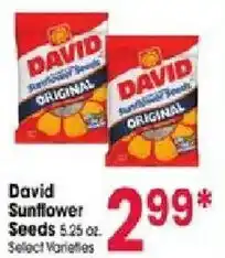 Jewel-Osco David Sunflower Seeds offer