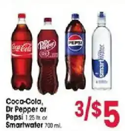 Jewel-Osco Coca-Cola, Dr Pepper or Pepsi or Smartwater offer
