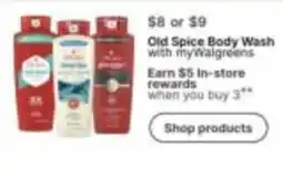 Walgreens Old Spice Body Wash offer