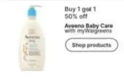Walgreens Aveeno Baby Care offer