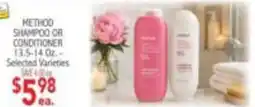 Ingles Markets Method shampoo or conditioner offer