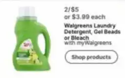 Walgreens Walgreens Laundry Detergent, Gel Beads or Bleach offer