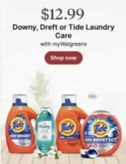 Walgreens Downy, Dreft or Tide Laundry Care offer