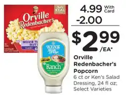 Kroger Orville Redenbacher's Popcorn offer