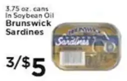 Pioneer Supermarkets Brunswick sardines offer