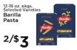 Pioneer Supermarkets Barilla Pasta offer