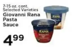 Pioneer Supermarkets Giovanni Rana Pasta Sauce offer