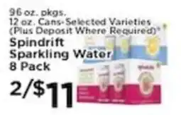 Pioneer Supermarkets Spindrift Sparkling Water offer