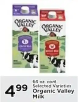 Pioneer Supermarkets Organic Valley Milk offer