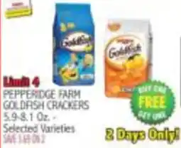Ingles Markets Pepperidge Farm Goldfish Crackers offer