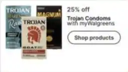 Walgreens Trojan Condoms offer