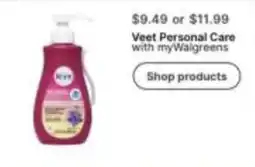 Walgreens Veet Personal Care offer