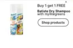 Walgreens Batiste Dry Shampoo offer