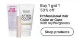 Walgreens Professional Hair Color or Care with myWalgreens offer