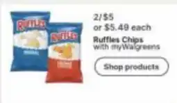 Walgreens Ruffles Chips offer