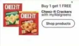 Walgreens Cheez-it Crackers offer