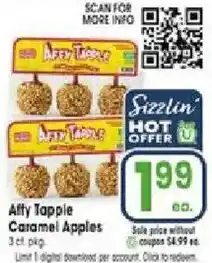 Jewel-Osco Affy Tapple Caramel Apples offer