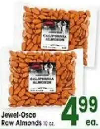 Jewel-Osco Jewel-Osco Raw Almonds offer