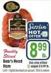 Jewel-Osco Bear's Head Ham offer