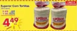 Superior Grocers Superior corn tortillas offer