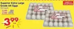 Superior Grocers Superior extra large grade aa eggs offer
