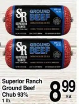 Superior Grocers Superior Ranch Ground Beef offer