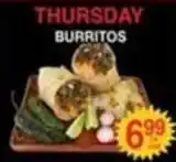 Superior Grocers Thursday Burritos offer