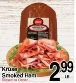Superior Grocers Kruse Smoked Ham offer