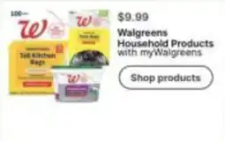 Walgreens Walgreens household products offer